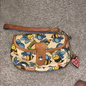 Dooney & Bourke Bumble Bee Wristlet
